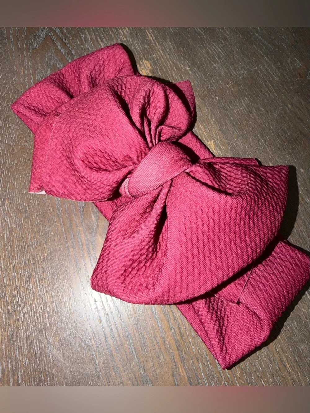 Gigi and Max Magenta Headwrap Bow (singular bow listing)
